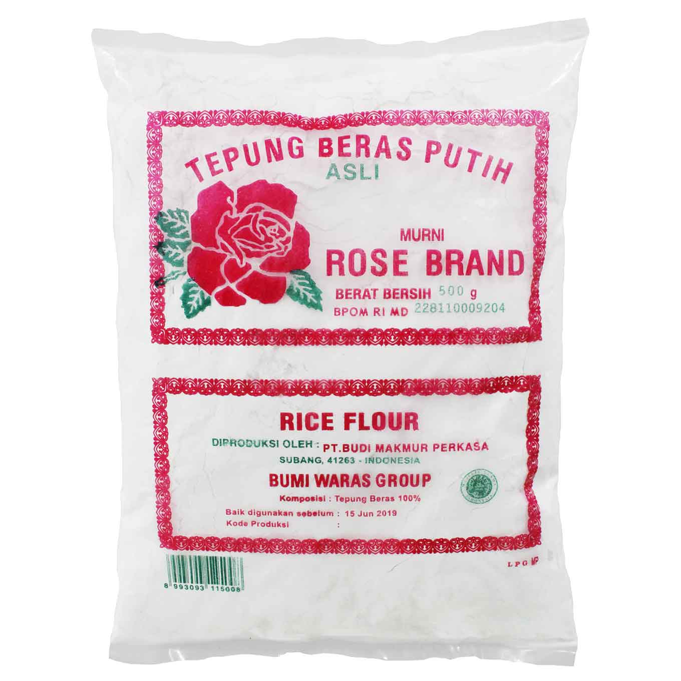 Jual Tepung Beras Rose Brand 500g Harga Murah Gratis Ongkir  Brambang